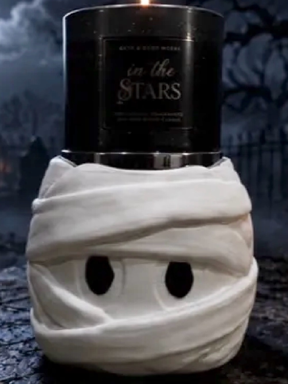 Halloween Mummy Candle Holder | new!